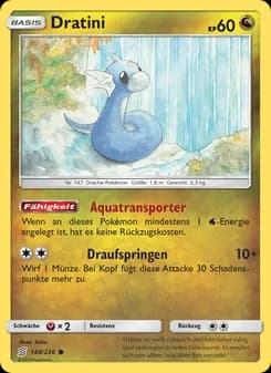 Dratini card in German