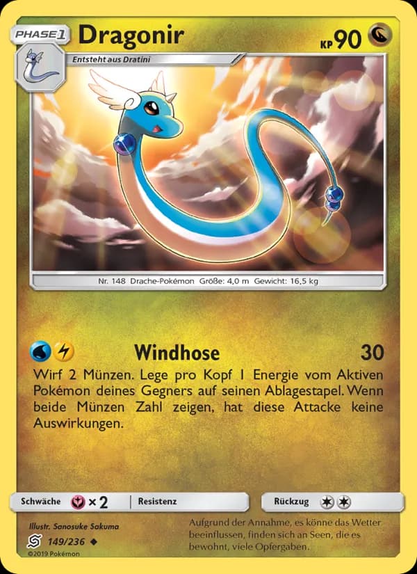Dragonir card in German