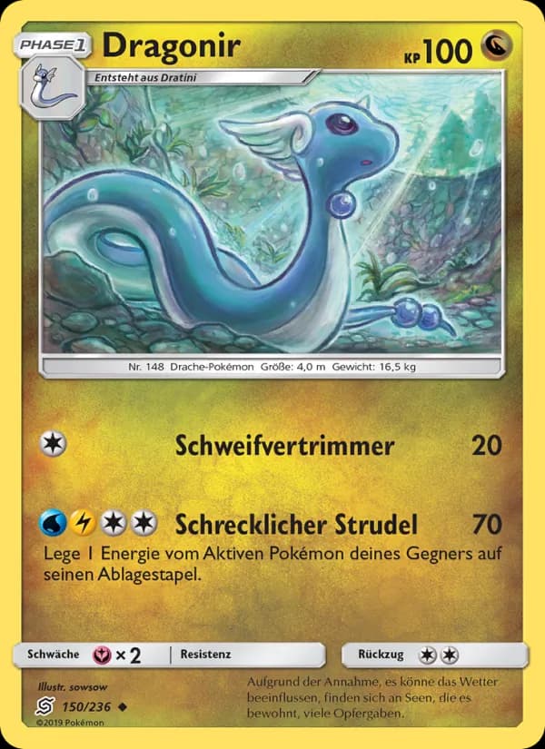 Dragonir card in German