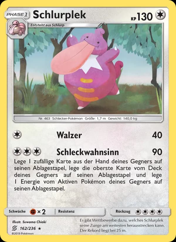 Schlurplek card in German