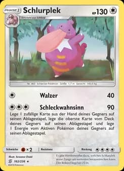 Schlurplek card in German