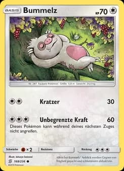Bummelz card in German