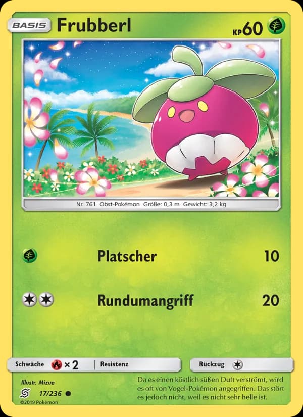 Frubberl card in German