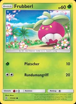 Frubberl card in German