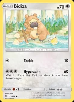 Bidiza card in German