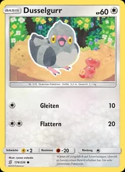 Dusselgurr card in German