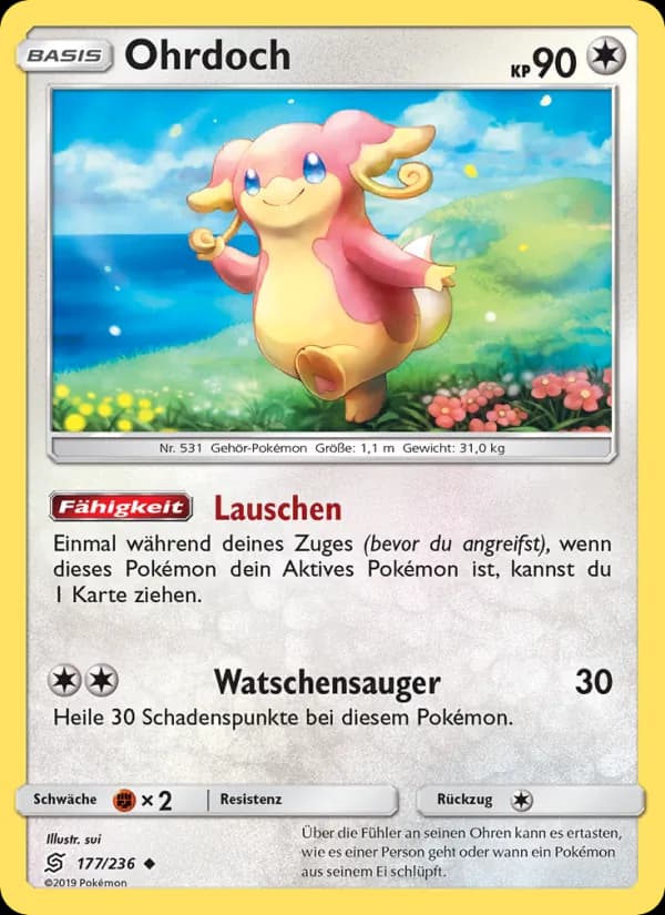 Ohrdoch card in German