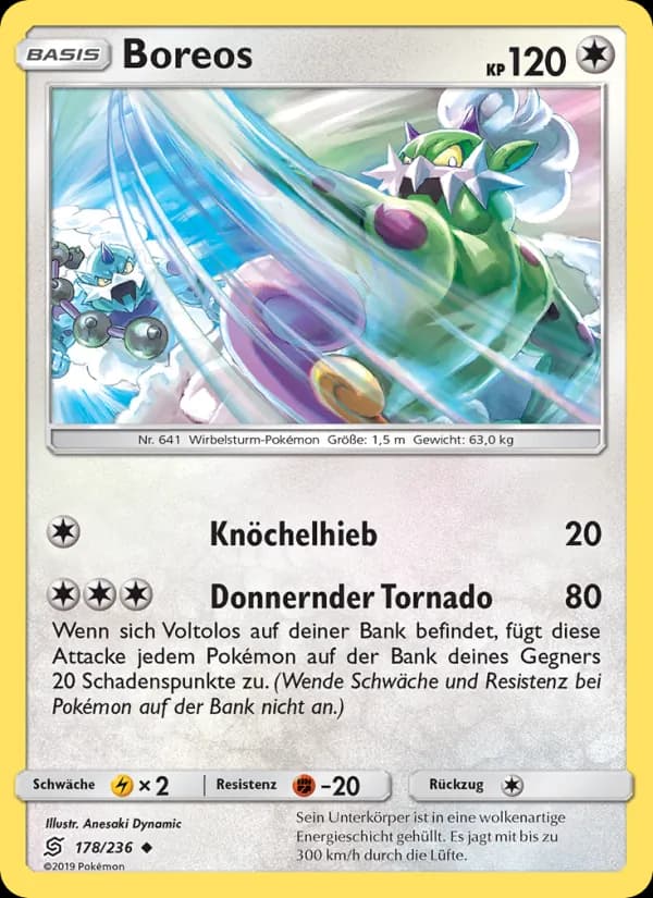 Boreos card in German