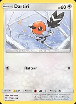 Dartiri card in German