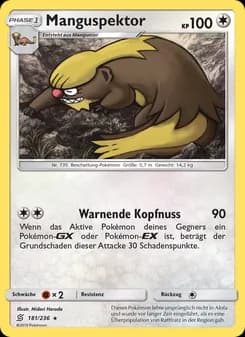 Manguspektor card in German