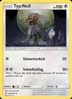 Typ:Null card in German