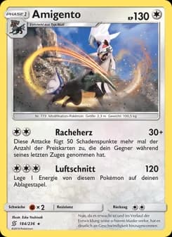 Amigento card in German