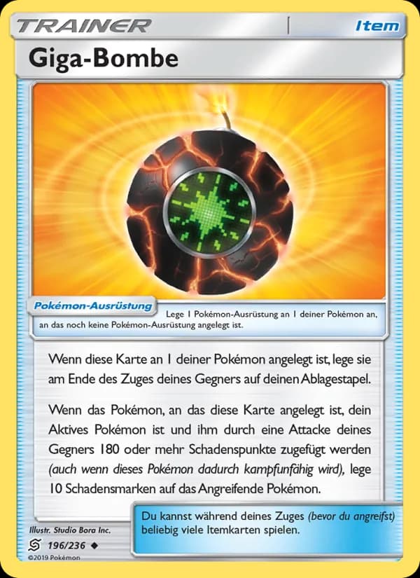 Giga-Bombe card in German