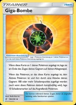Giga-Bombe card in German