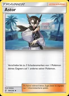 Astor card in German