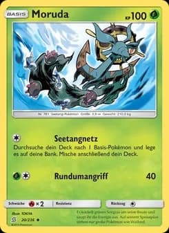 Moruda card in German