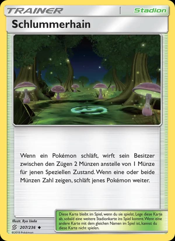 Schlummerwald card in German