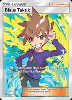 Blaus Taktik card in German