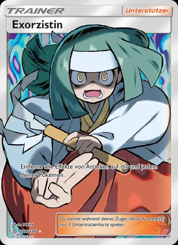 Exorzistin card in German