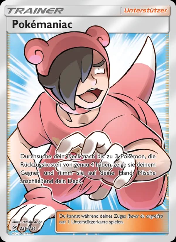 Pokémaniac card in German