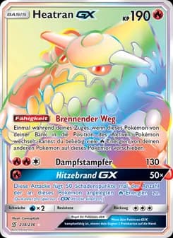 Heatran GX card in German