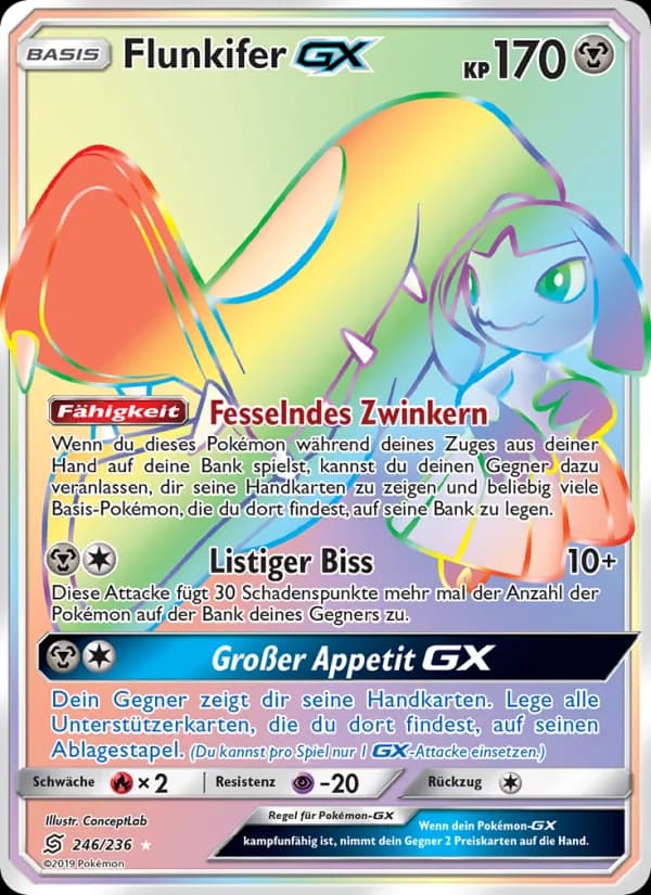 Flunkifer GX card in German