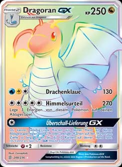 Dragoran GX card in German