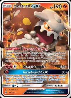 Heatran GX card in German