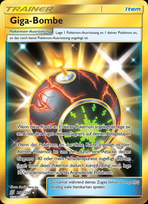 Giga-Bombe card in German