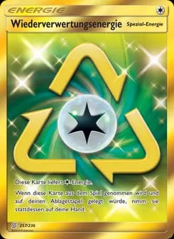 Wiederverwertungsenergie card in German