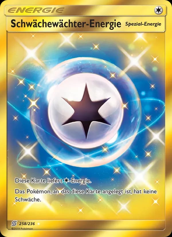 Schwächewächter-Energie card in German