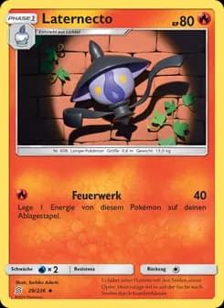 Laternecto card in German