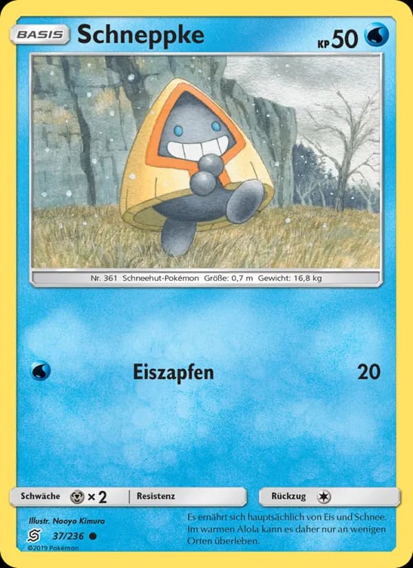 Schneppke card in German