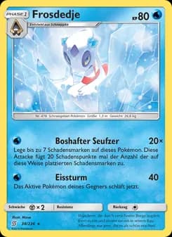 Frosdedje card in German