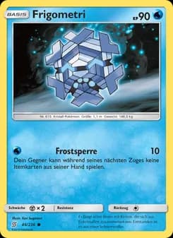 Frigometri card in German