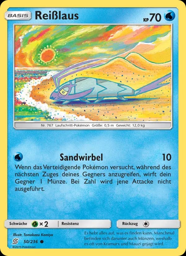 Reißlaus card in German