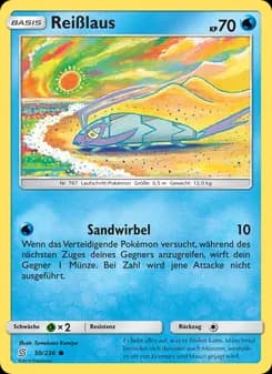 Reißlaus card in German