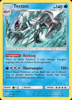 Tectass card in German