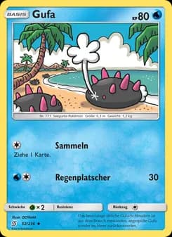 Gufa card in German
