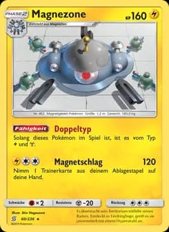 Magnezone card in German