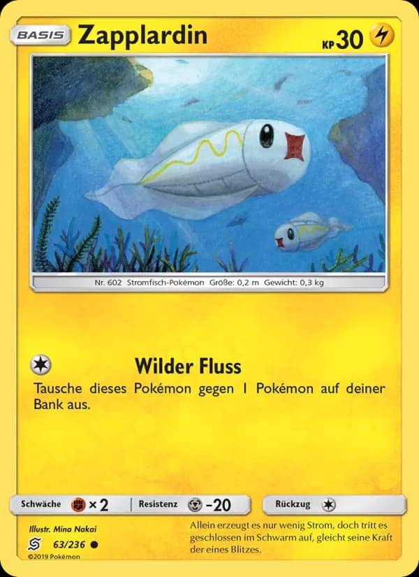 Zapplardin card in German