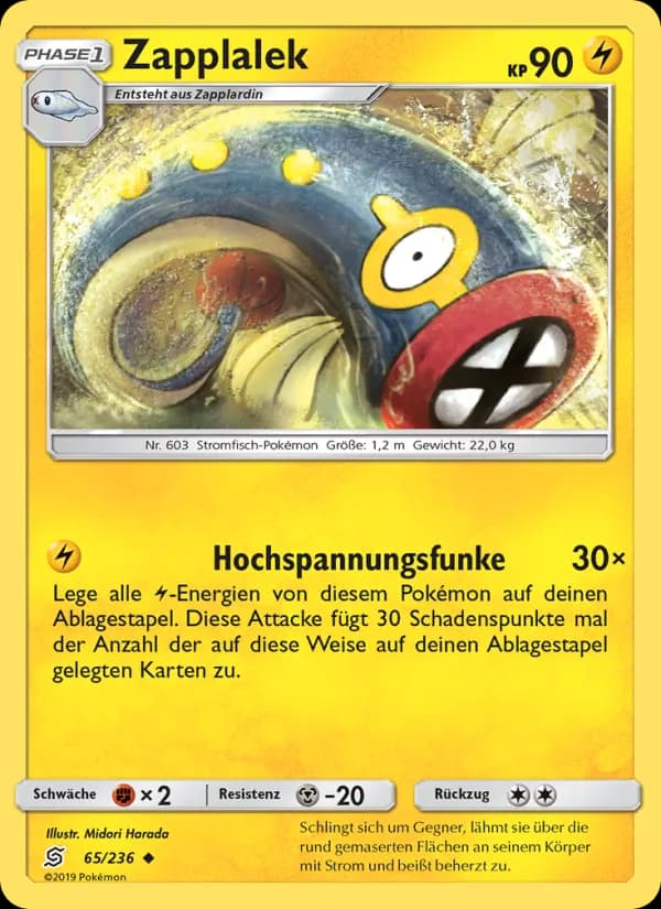 Zapplalek card in German