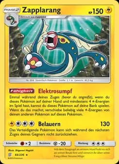 Zapplarang card in German