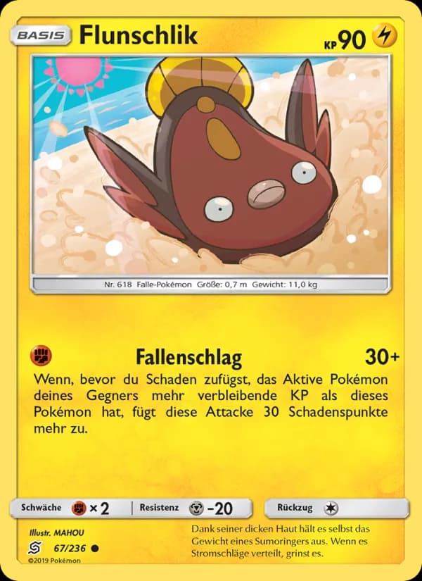 Flunschlik card in German