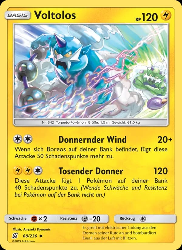 Voltolos card in German