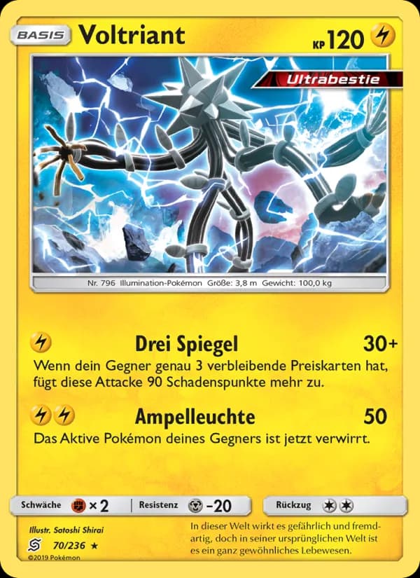 Voltriant card in German