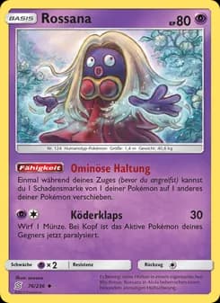 Rossana card in German