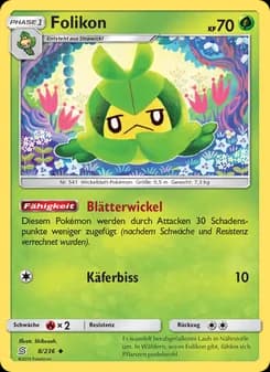 Folikon card in German