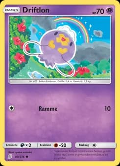 Driftlon card in German