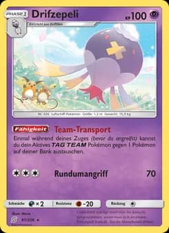 Drifzepeli card in German